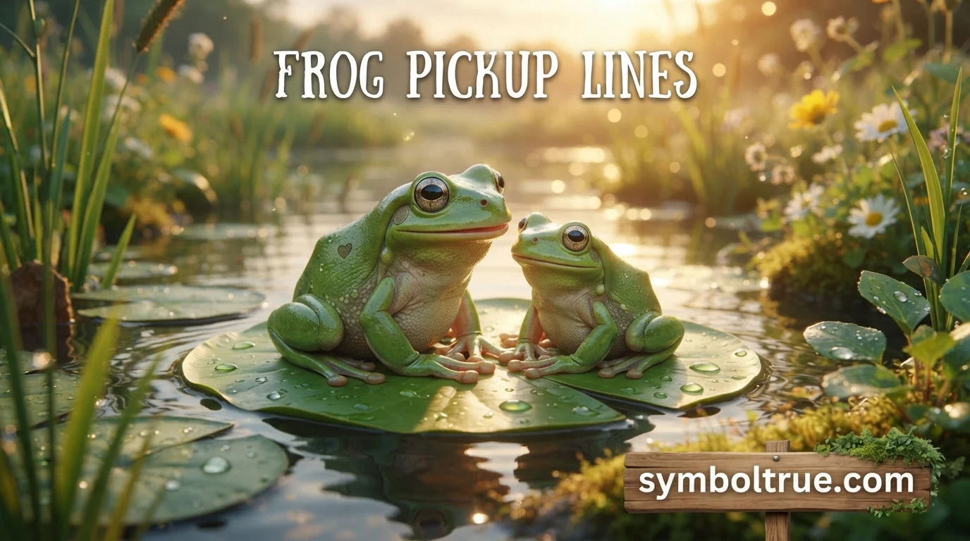 Frog Pickup Lines