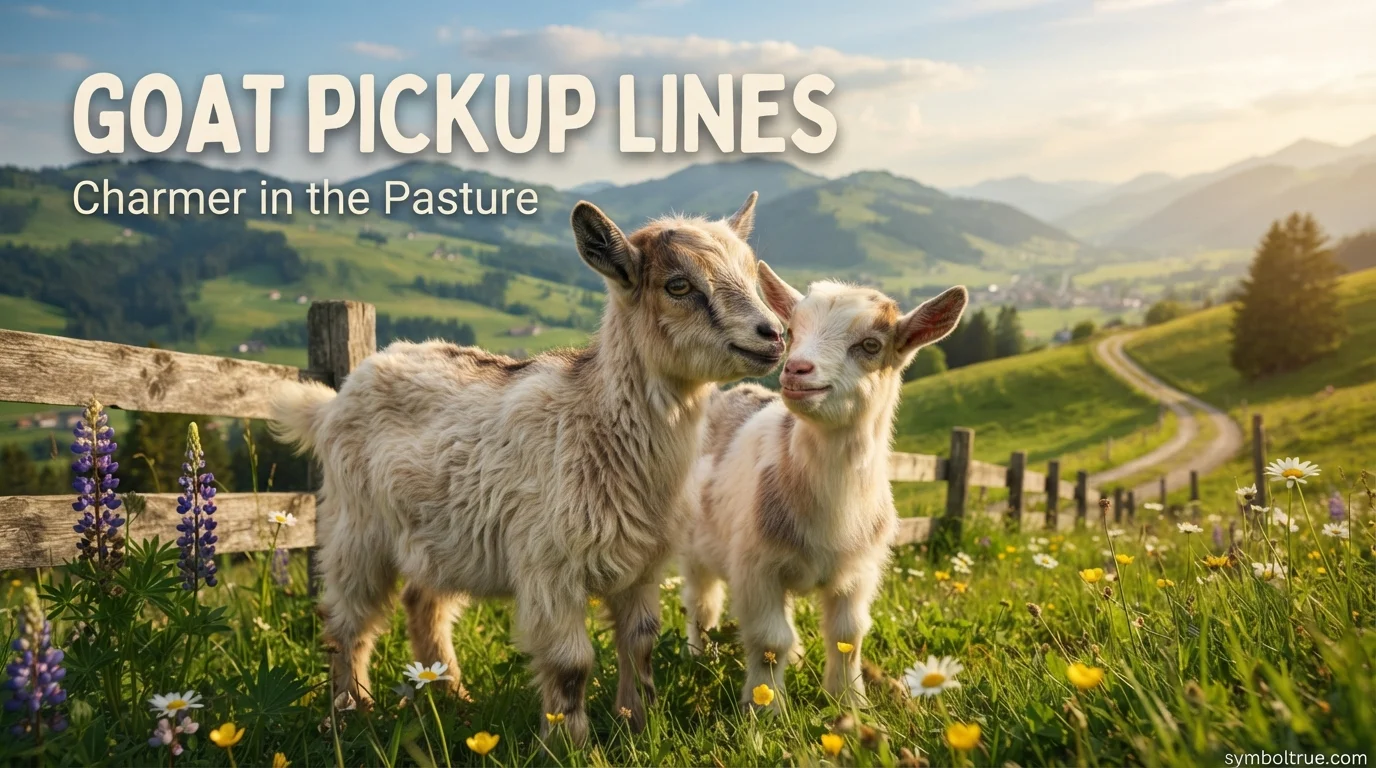 Goat Pickup Lines