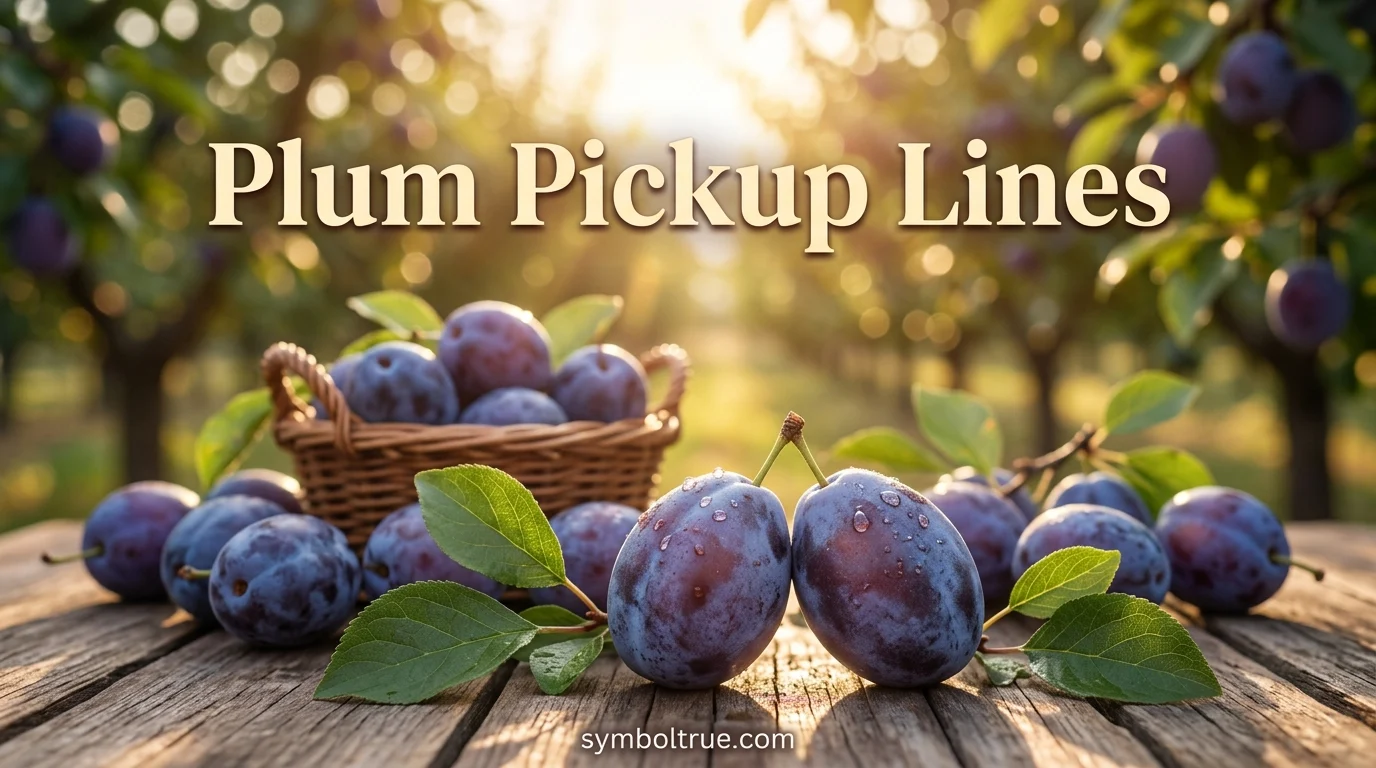 Plum Pickup Lines